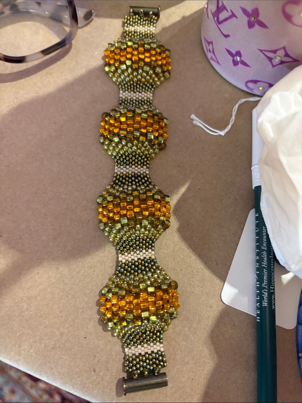 handmade beaded bracelet